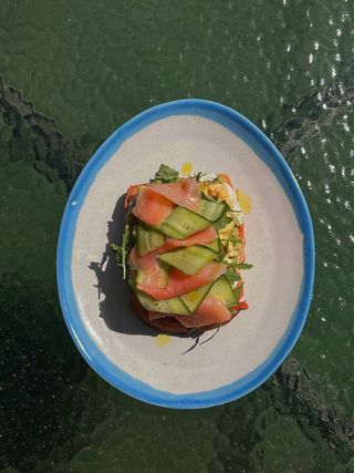 Авокадо тост з Лососем