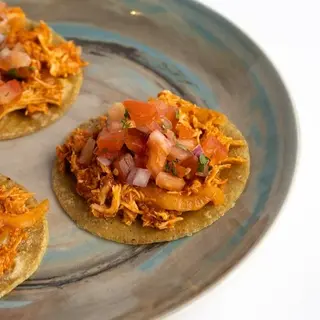 Taco tinga de pollo (3 uds.)