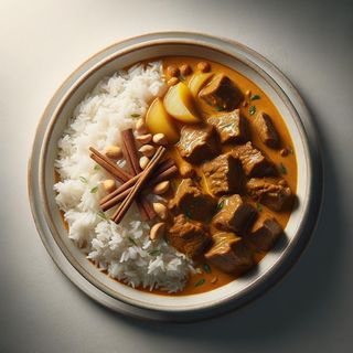 Micha z ryżem - Curry Massaman