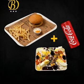 Burger Combo ( salade mixte)