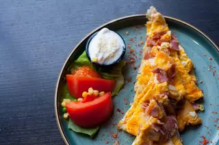 Fritata sa pršutom i povrćem 350gr