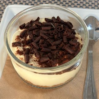 Ceesecake al cioccolato in vetro