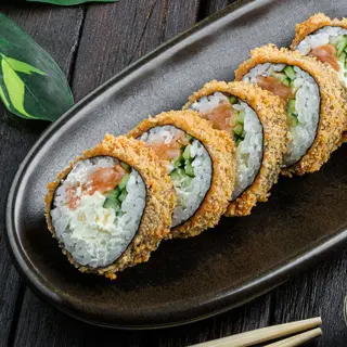 Tempura cu somon