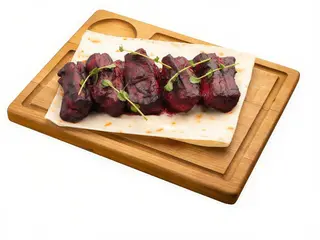 Свинячі ребра в буряковому соусі (порція) (300g)