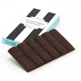 Tableta Chocolate Negro Sin Azúcar