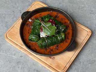 Голубці з тофу та рисом у пряному соусі (323g)