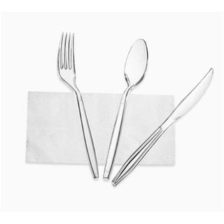 Set Cubiertos Reutilizables + Servilleta