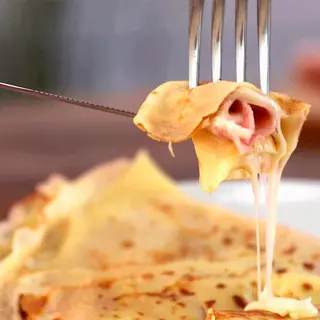 Crep d’Ou, Bacon i Formatge