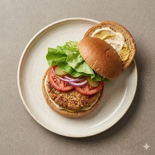 Hamburguesa de Soja Vegana