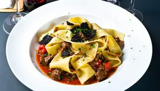 Makaron sojowy z tofu i warzywami