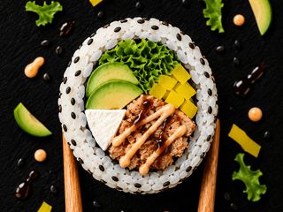 Grill tuna maki