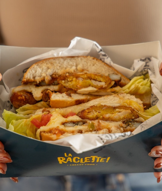 Burger Fried chicken