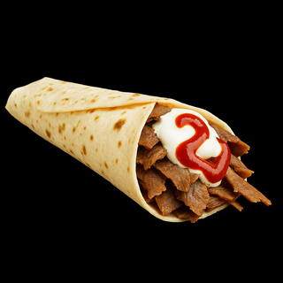 Piadina solo kebab e salse