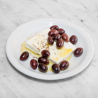 Feta e olive di kalamata