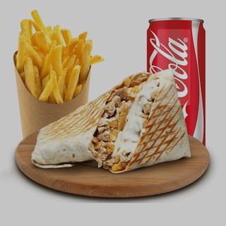 Meńu Taco frances, carne de ternera picada