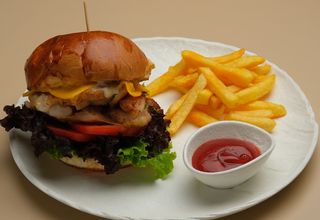 Бургер с курицей       