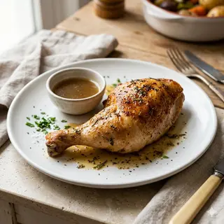 Muslo De Pollo Al Horno