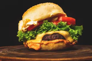 Burger Juicy Simple + Frites