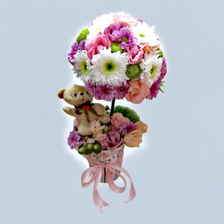 Letnje drvce sa plišanim medom