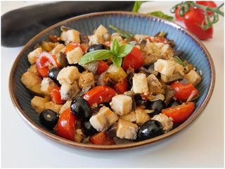 Caponata di pesce spada e melanzane