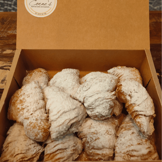 Caja de crujientitos rellenos de crema blanca (12 uds.)