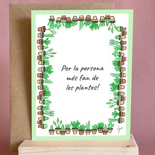 Tarjeta "Plant Lover"