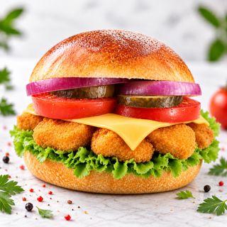 Nuggets Cheeseburger