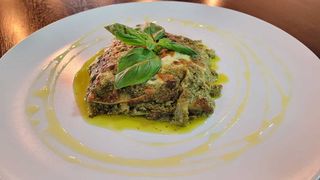 Lasaña al pesto