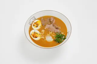 Корейский Сырный Рамен с говядиной