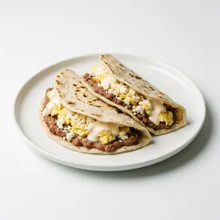 2 Baleadas  con huevo