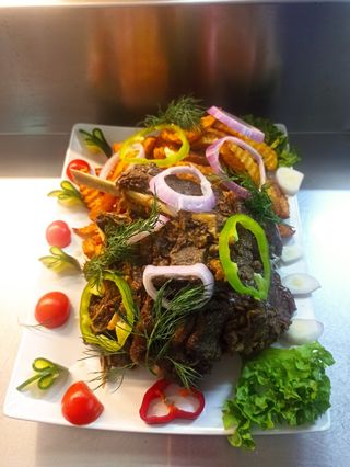 კაზანის კაბობი ცხვრის ხორცით