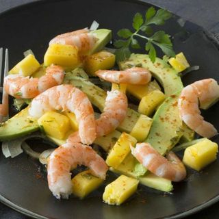 Salade Tropical Avocat Crevette