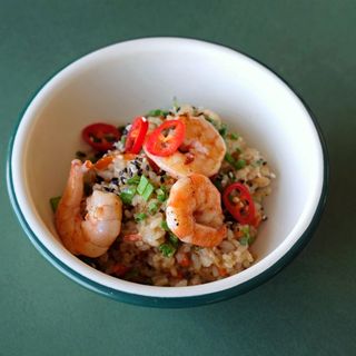 Смажений рис з кеветкою