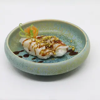 77 Nighiri flambe branzino