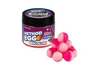 Boilies Benzar Mix Method Egg Bicolor Usturoi-Calamar 10-12mm