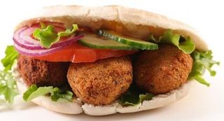 Panino falafel menù