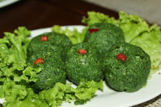 ისპანახი ნიგვზით