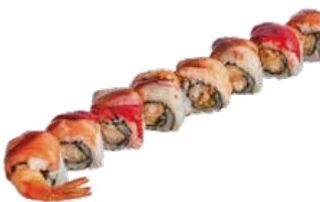 96 Rainbow tempura roll 8 pezzi