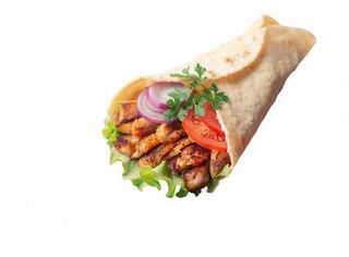 Durum De Pollo Con Ensalada