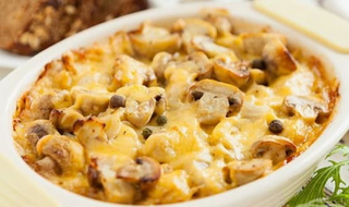 Огретен с бекон и гъби (400г)