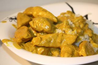 Курица в соусе карри