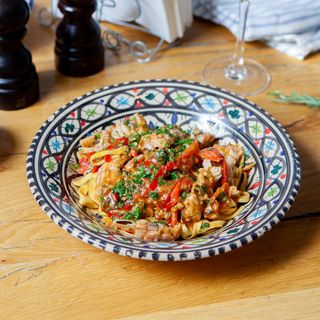 Tagliatelle cu canocchie