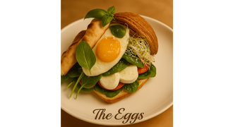 Śniadanie croissant z mozzarella (wega)