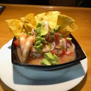 Ceviche de langostinos