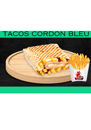 Tacos cordon bleu +Frit