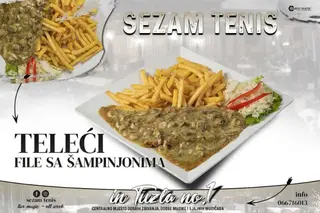 Teleći file sa šampinjonima
