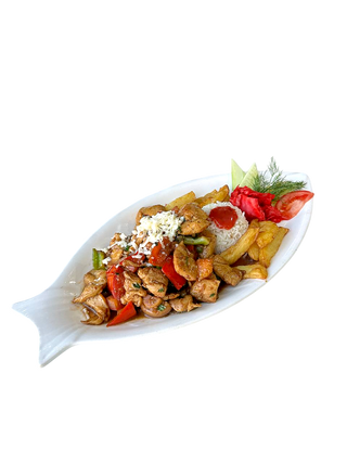 Курица с грибами (400г)