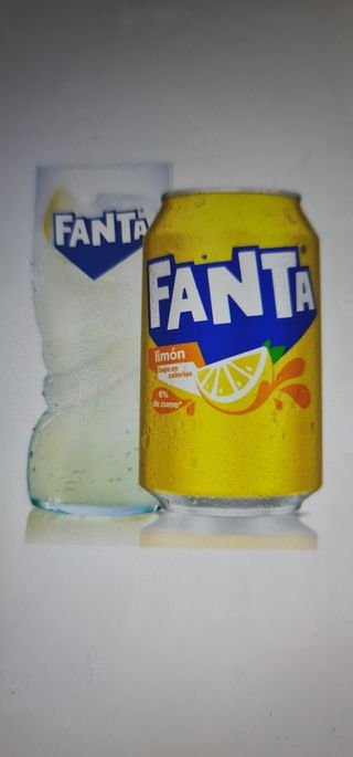 Fanta Limón lata