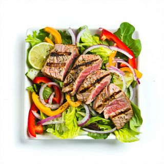 Ensalada Caliente De Atún A La Plancha