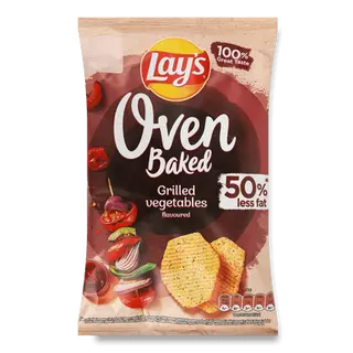 Чипси Lay's Oven Baked зі смаком овочів гриль (110г)